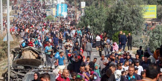 United Nations: 10,000 people fled from northern to southern Gaza yesterday, Saturday 1 2023 11 19